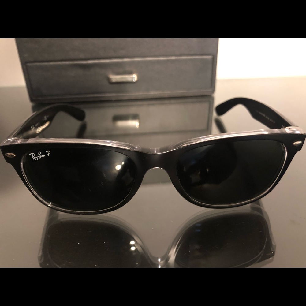 Ray Ban Wayfarer Black/Transparent